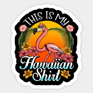 This Is My Hawaiian Shirt Sticker